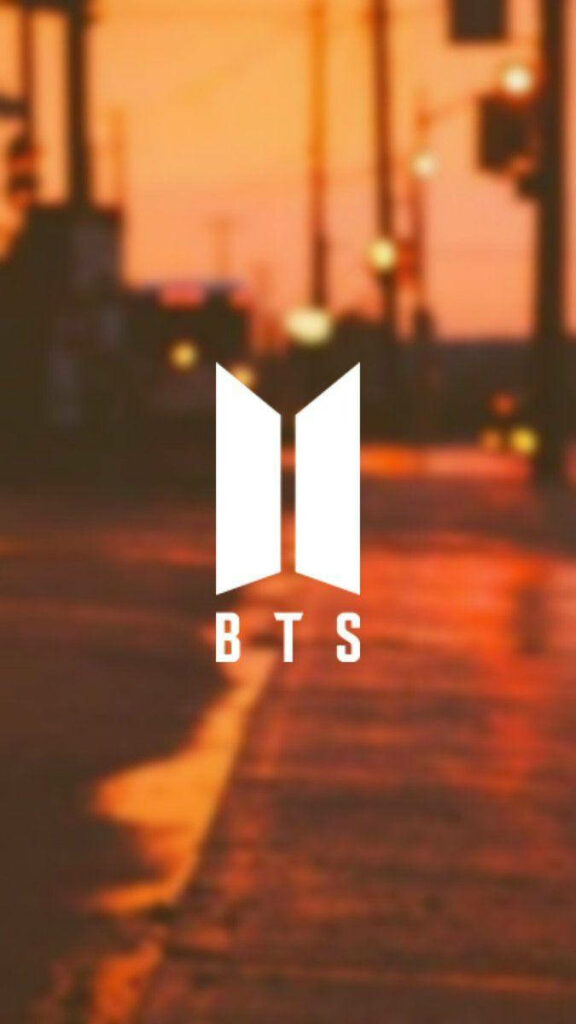 BTS in Pastel Orange: A Soothing Aesthetic Wallpaper to Brighten Your Day