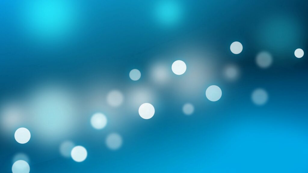 Serene Blue Abstract Wallpaper with Soothing Bubble Accents - 1920x1080