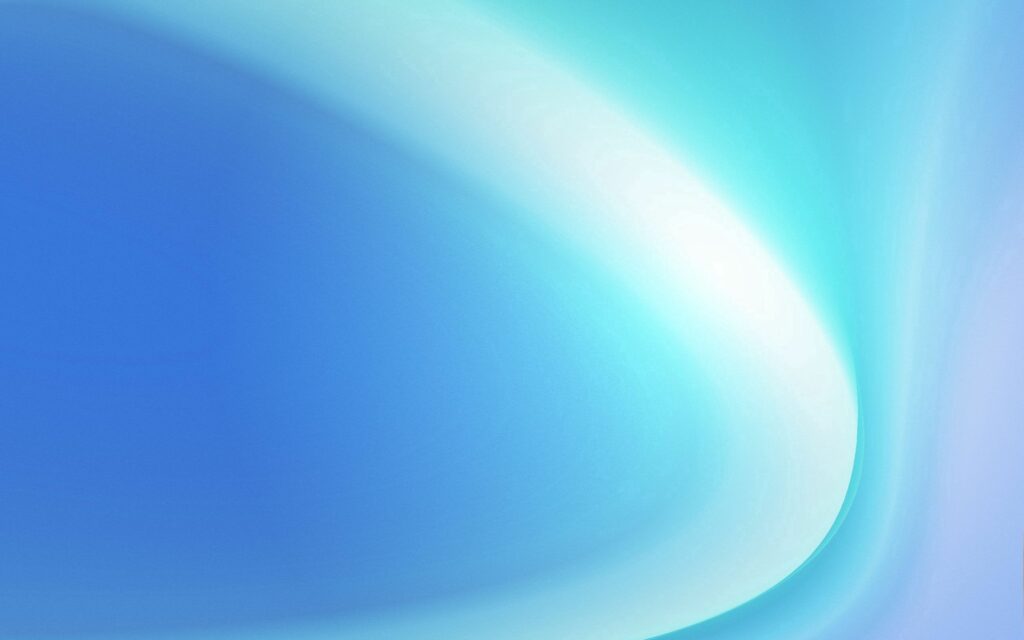 Serene Blue-Turquoise Gradient Wallpaper: Abstract Luminescent Design