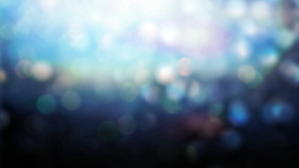 Serene Bokeh Wallpaper: Colorful Lights in Blue, Purple & Green