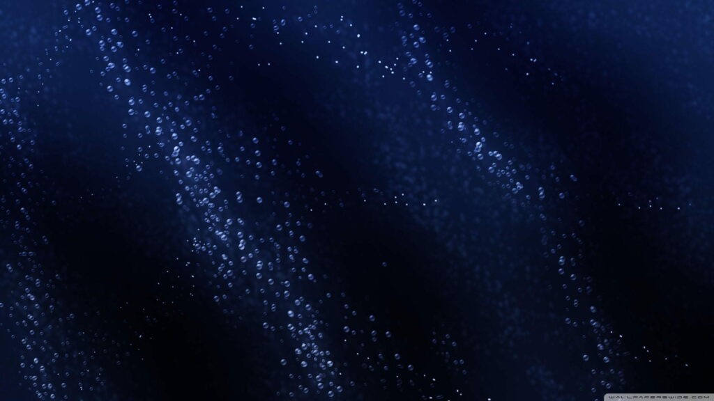 Serene Depths: Navy Blue Aesthetic Masterpiece - An Immersive 2K QHD Wallpaper!