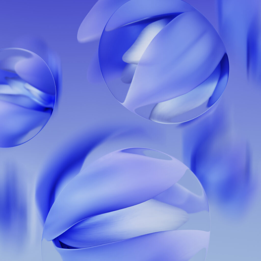 Serene Google Pixel 9a Wallpaper: Abstract Blue & Purple Background