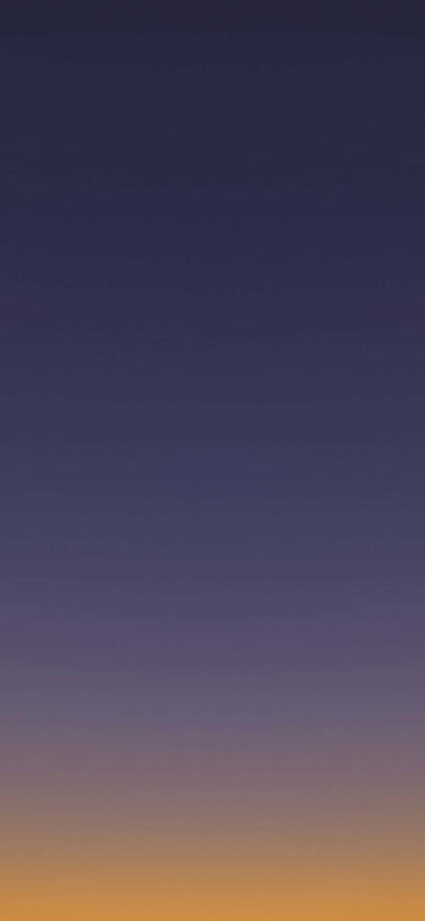 “Serene Gradient Wallpaper: Deep Blue to Soft Orange & Purple Sky”