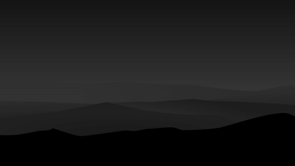 Serene Gray Gradient Mountain Wallpaper - Minimalist Design