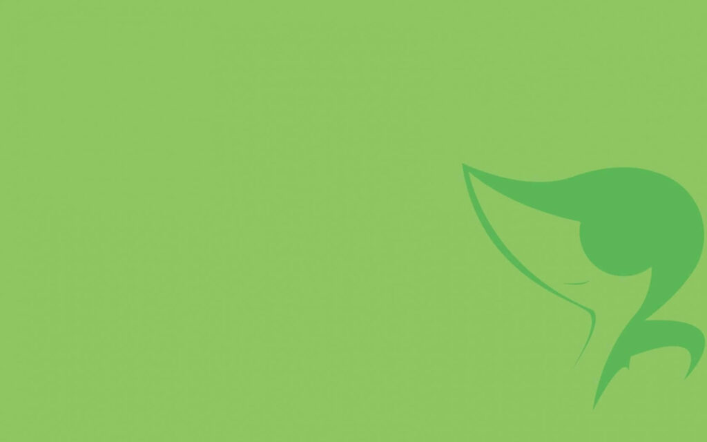 Calm Green Background with Minimalistic Geometric Design Wallpaper