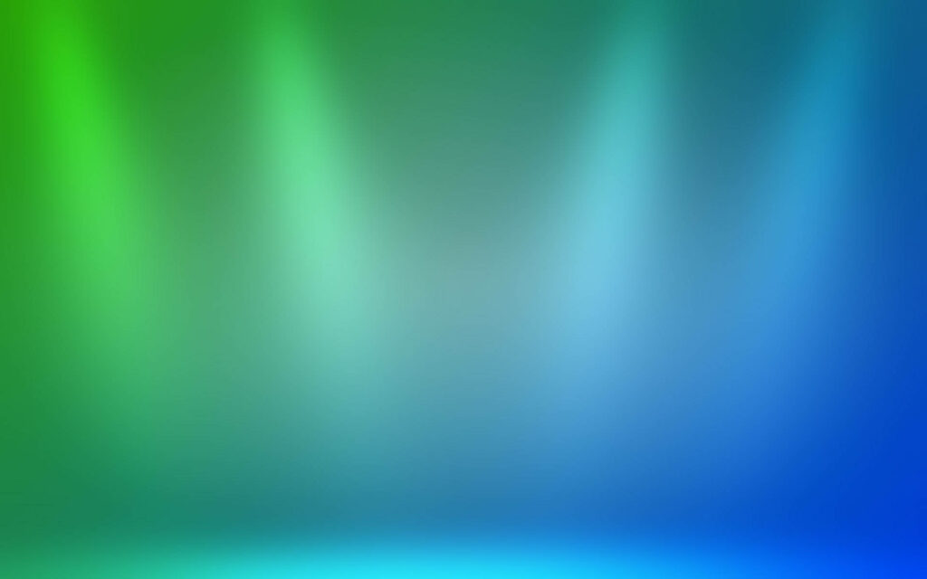 Serene Green and Blue Gradient Background with Spotlight Effect Wallpaper