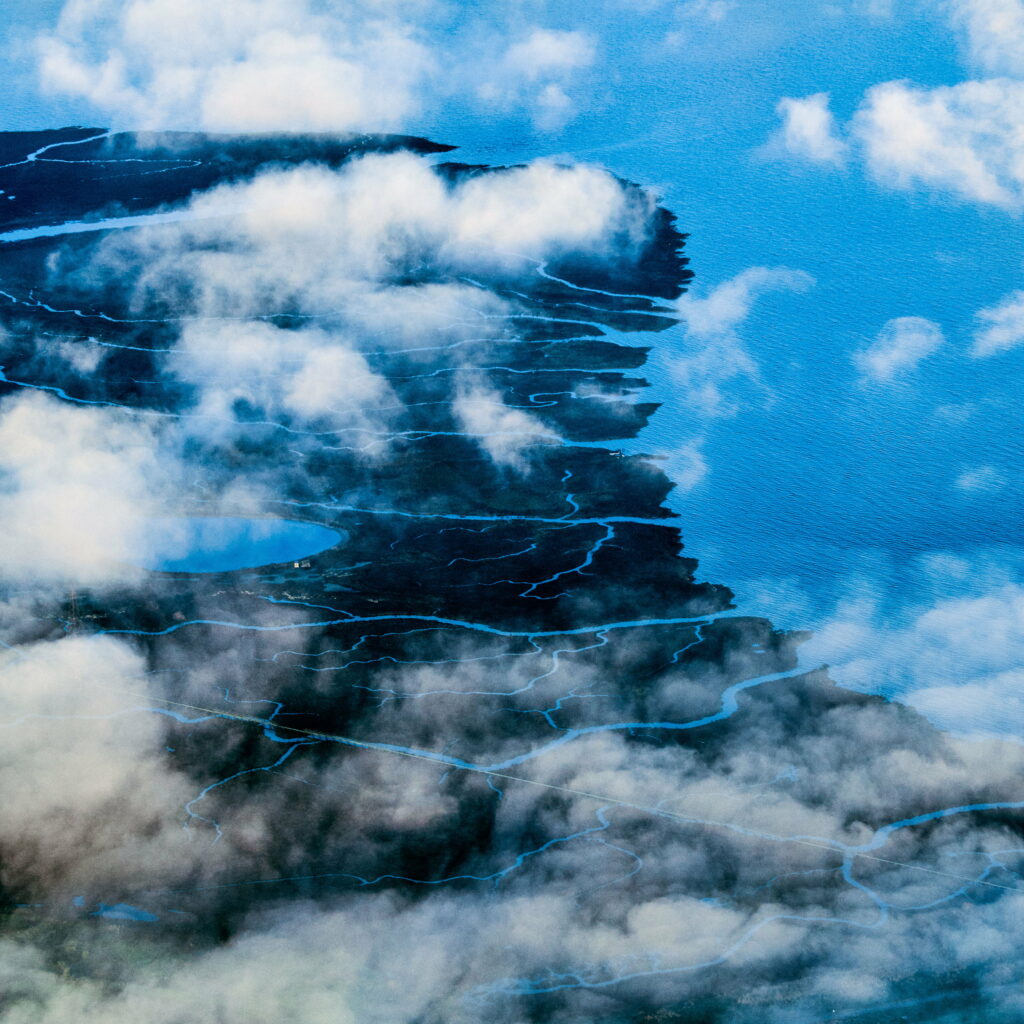 Mesmerizing HD Clouds & Terrain Wallpaper | Digital Landscape Art