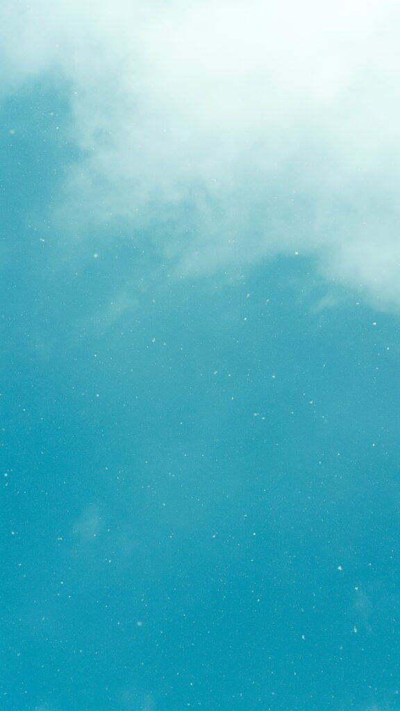 Serene HD Wallpaper: Soft Fluffy White Clouds in Blue Sky Background