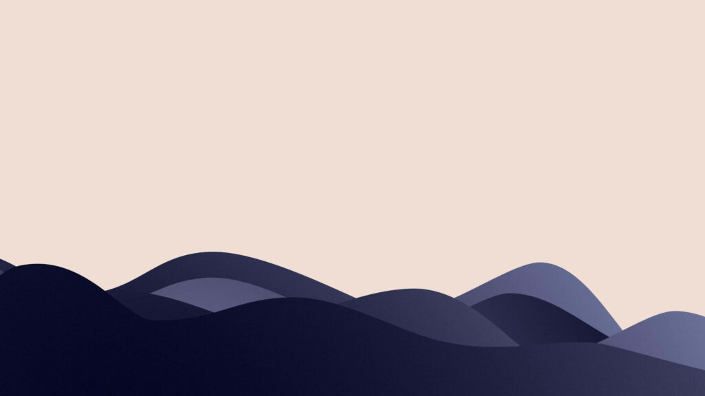 Serene 4K Wallpaper: Abstract Navy & Gray Waves on Beige Background