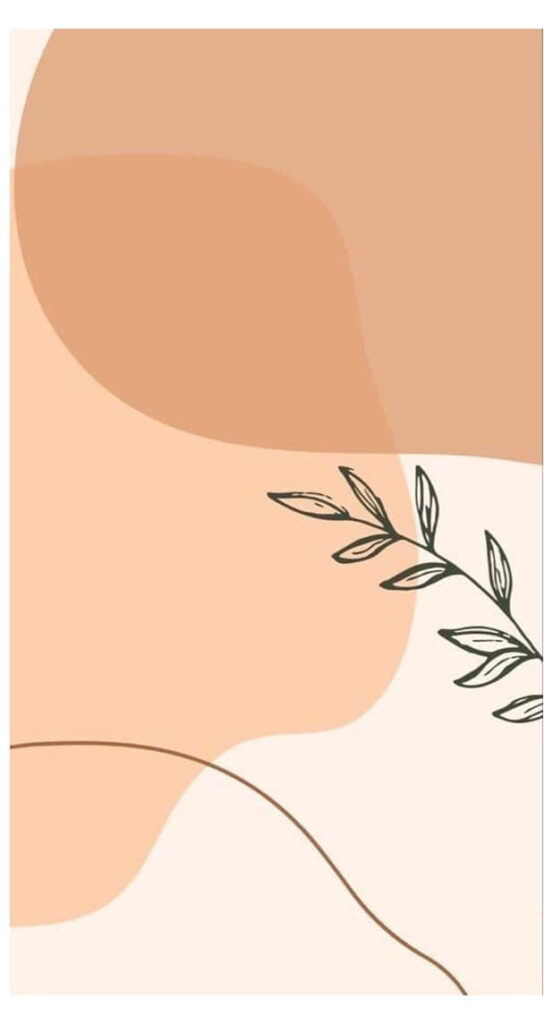 Serene Minimalist Wallpaper: Soft Earthy Tones & Abstract Shapes