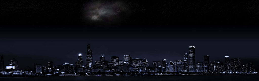 Stunning Nighttime Cityscape Wallpaper for Your Monitor Background