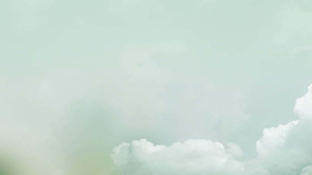 Minimalist Pale Green Sky Wallpaper - 1920x1080 Calm Background