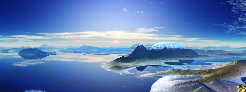 Stunning Snow-Capped Mountain Wallpaper: Serene Landscape Background
