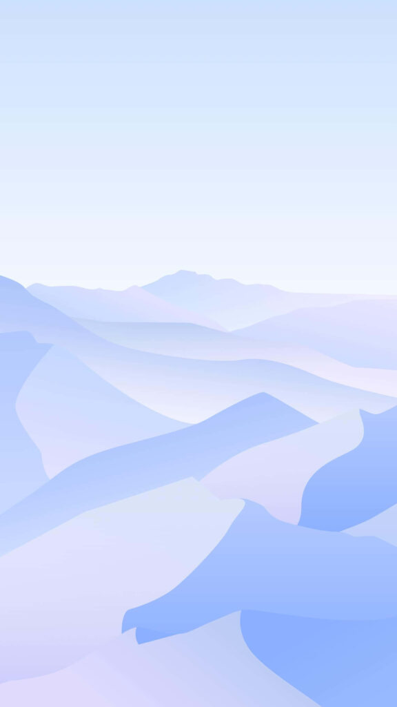 Pastel Landscape Wallpaper: Serene Minimalist Phone Background