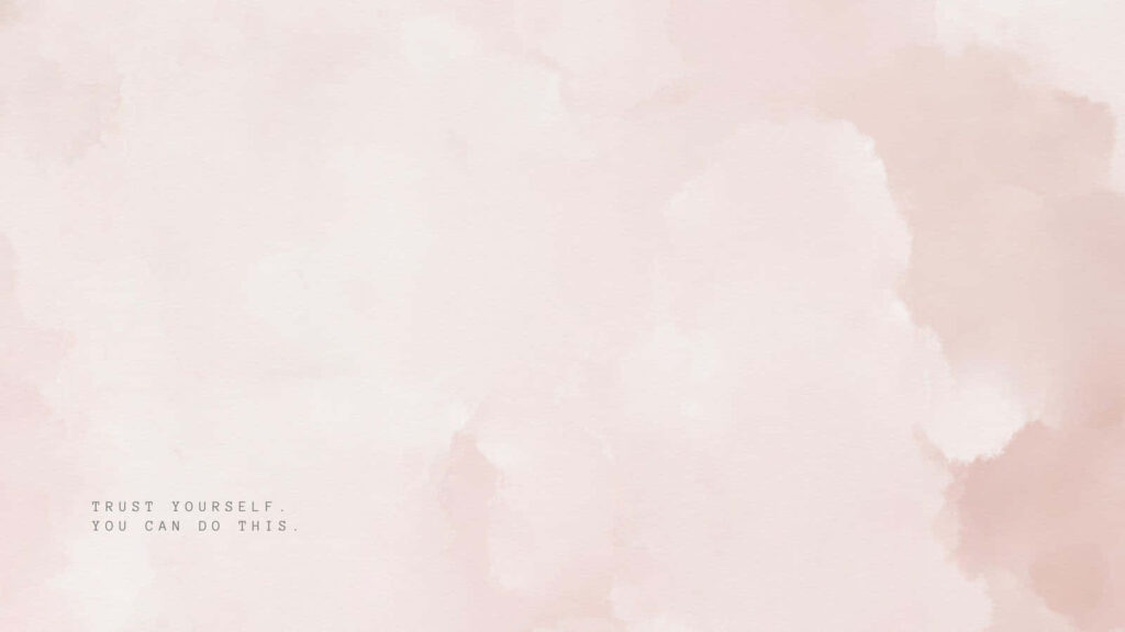 Pastel Minimalist Wallpaper: Soothing Cloud Texture & Motivational Message