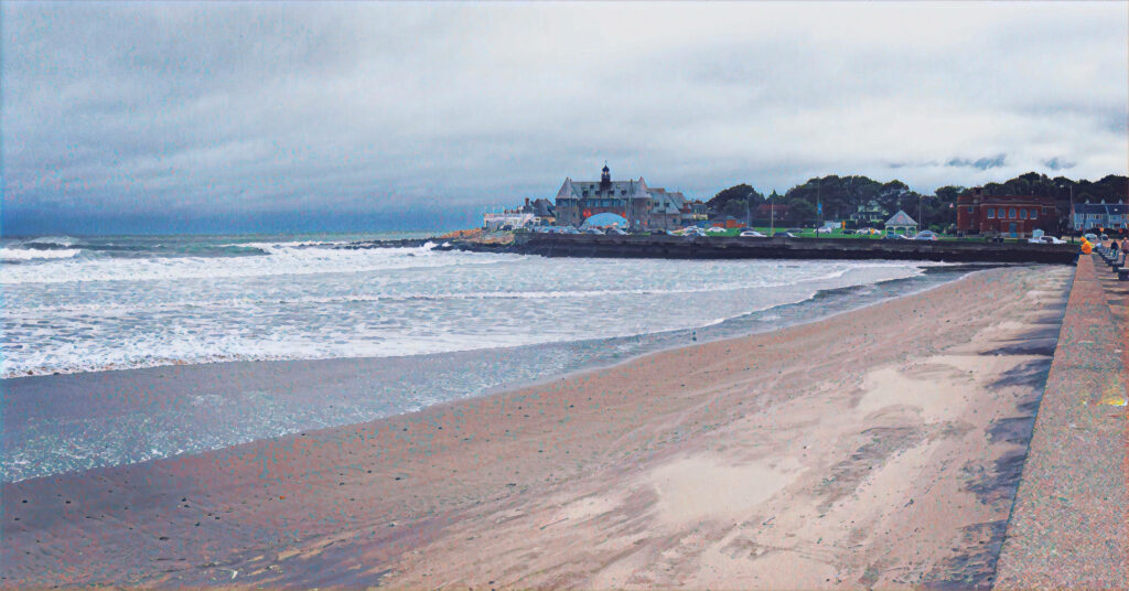 Rhode Island Beach Wallpaper: Serene Shoreline & Charming Town