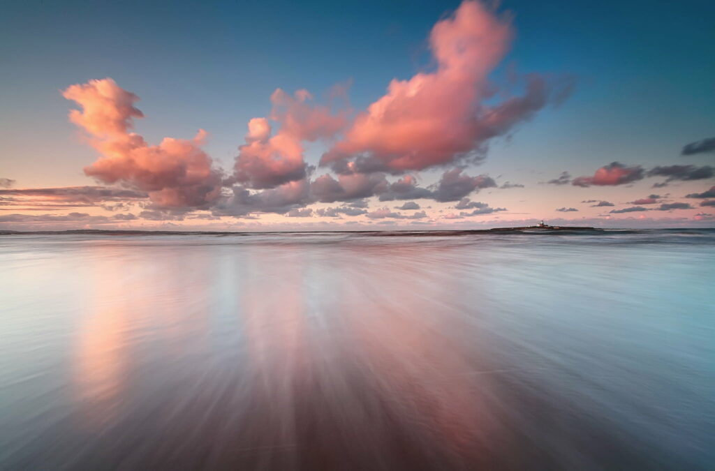 Tranquil Sea & Colorful Sky - Serene HD Wallpaper Background