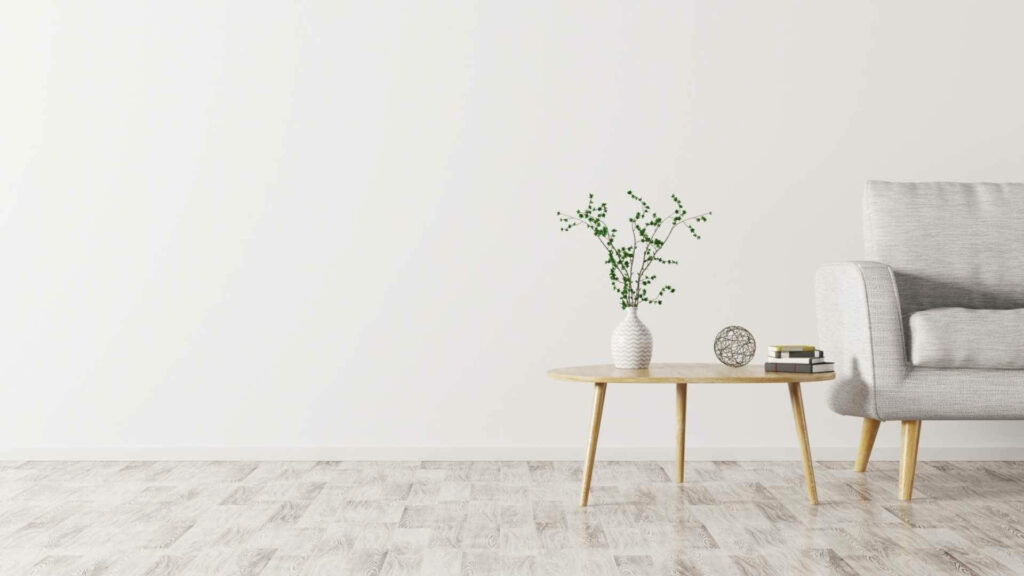 Serene Simplicity: A Minimalist Oasis in White Wallpaper