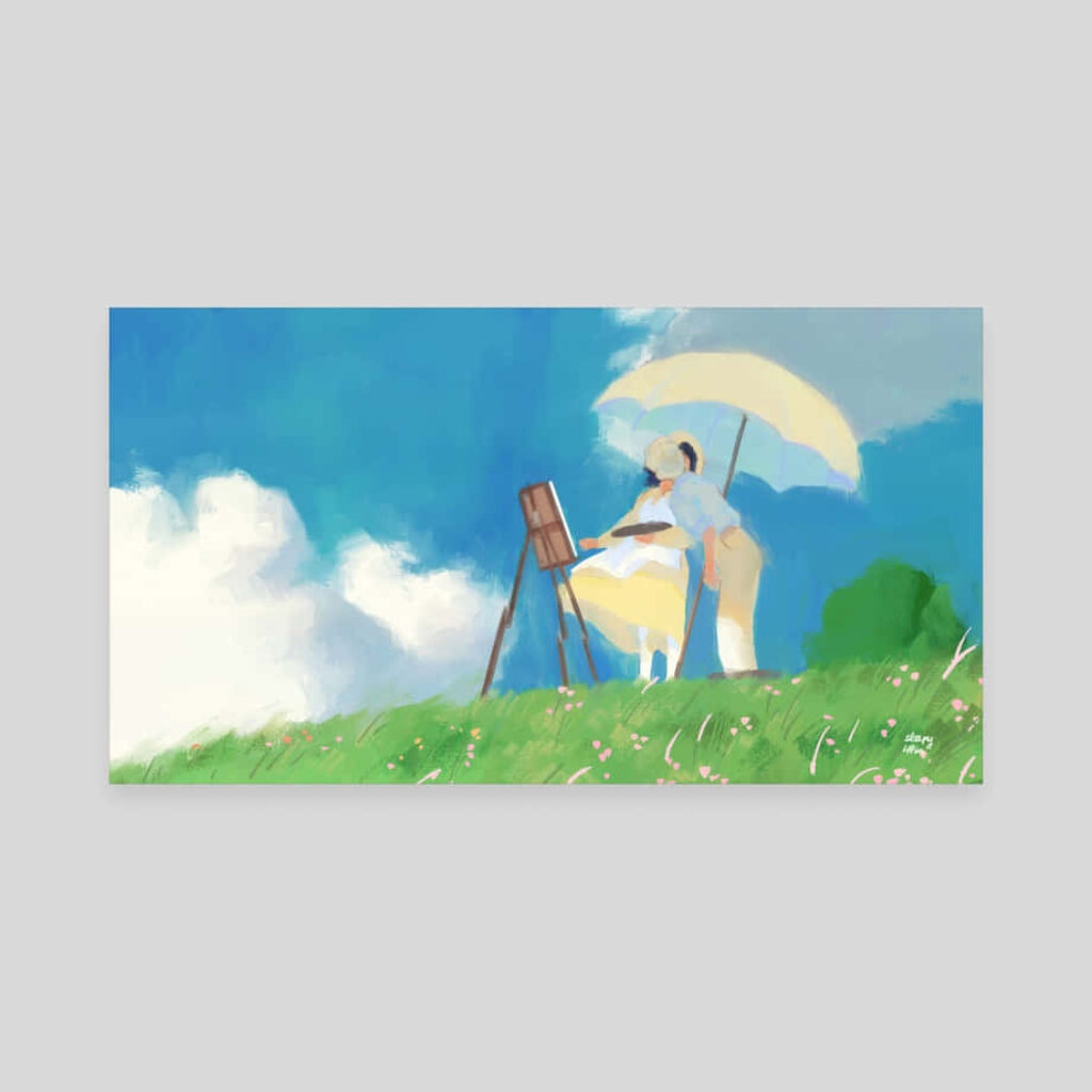 Dreamlike Japanese Countryside Wallpaper: The Wind Rises Scene