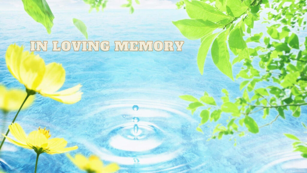 Serene Water Wallpaper: Gentle Ripples & Tribute In Loving Memory