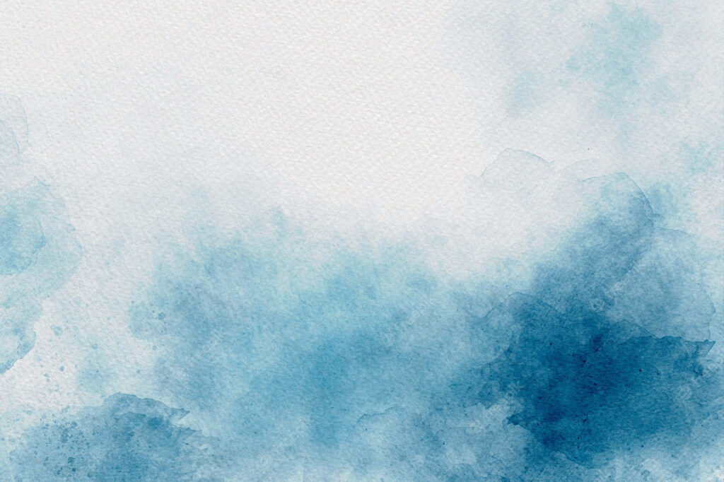 Serene Blue Watercolor Wallpaper: Calming Abstract Background