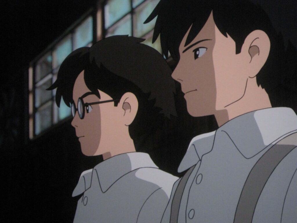 Serene Wind Rises Wallpaper: Studio Ghibli's Artistic Reflection
