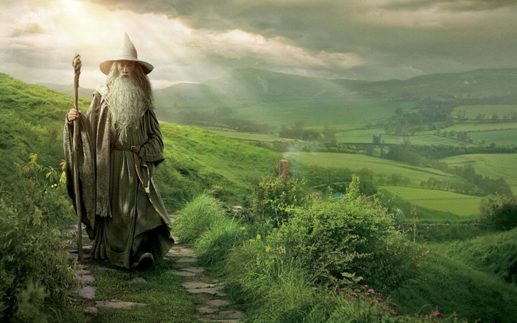 Lush Shire Wizard Wallpaper: Magical & Serene Background Inspiration