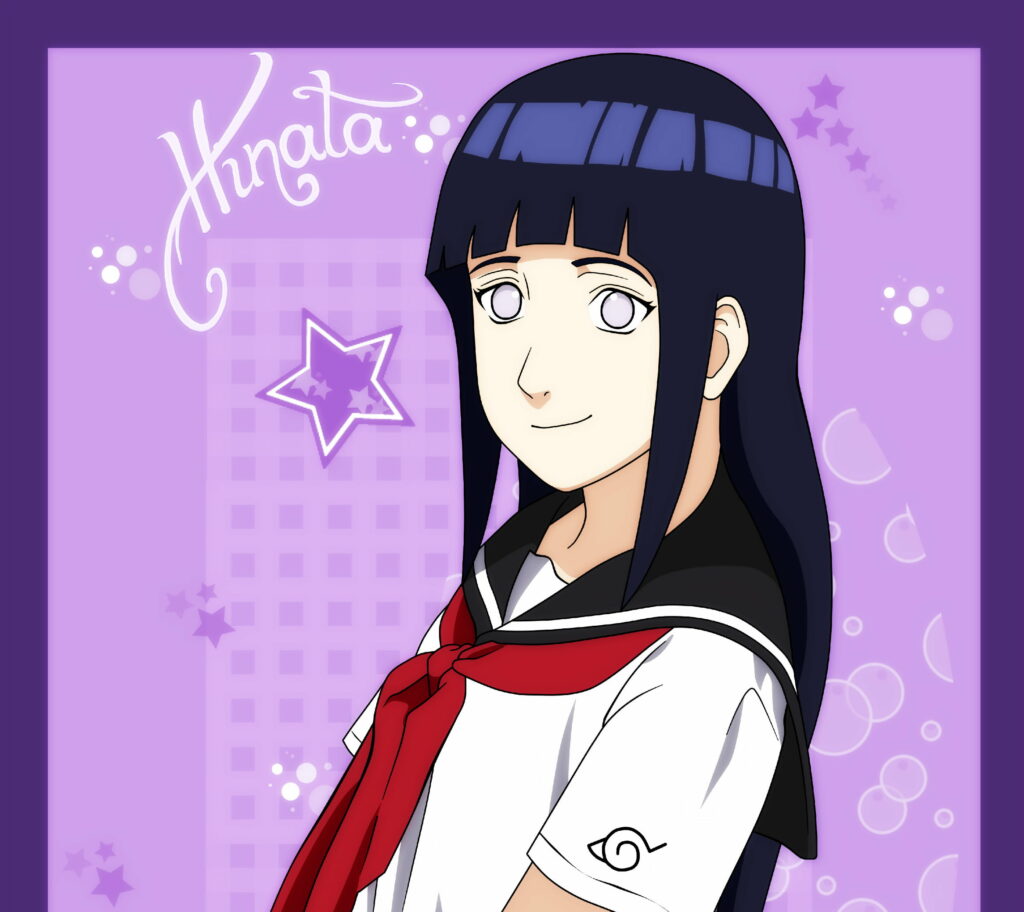 Naruto Shippuden: Hinata Hyuga - Exquisite High-Definition Anime Wallpaper