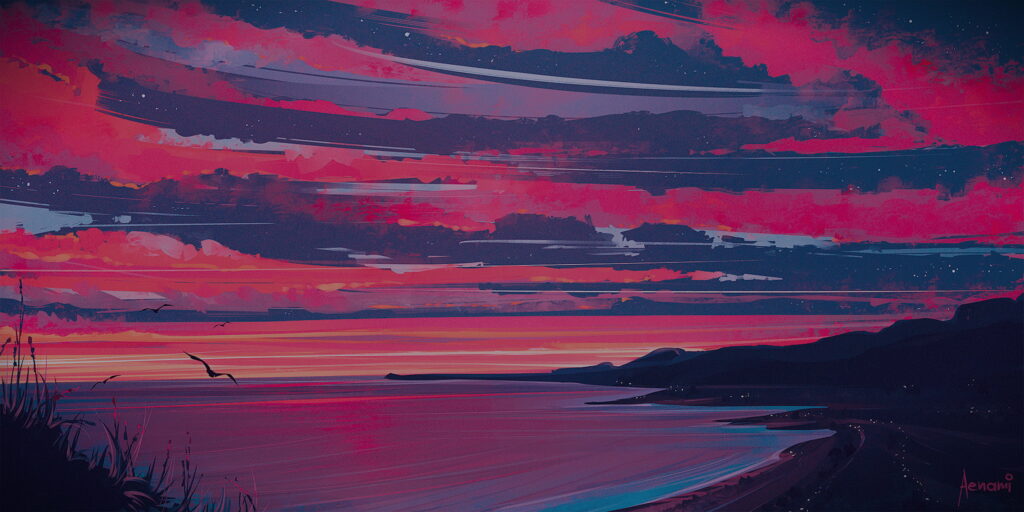 Serenity Unveiled: A Digital Minimalist Masterpiece Celebrating Nature's Radiant Presence Wallpaper