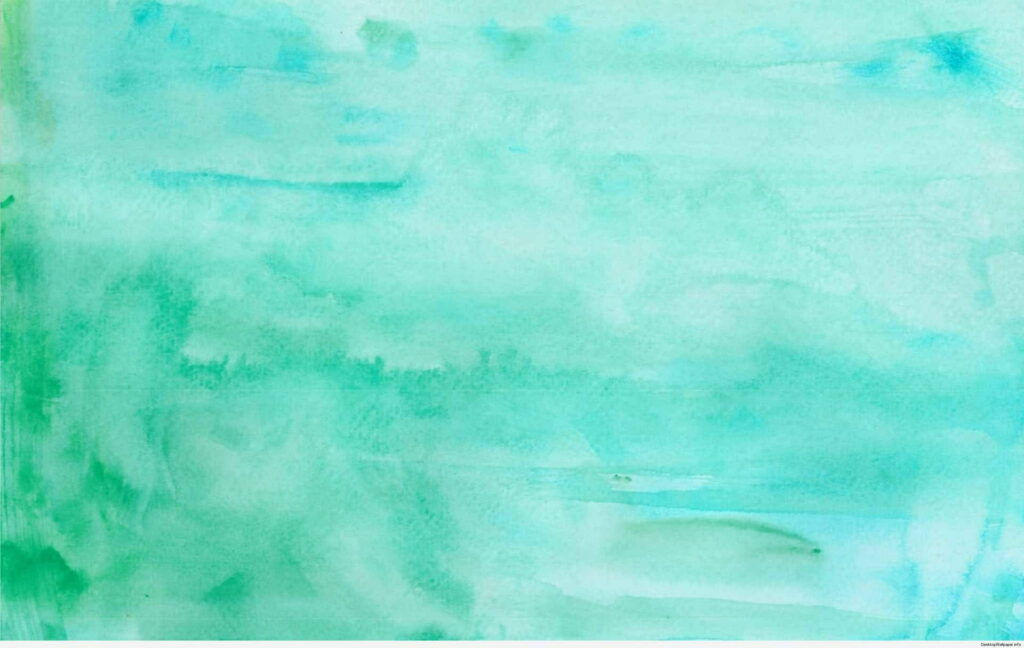 Vibrant Aqua Hues: Captivating Watercolor Wallpaper in High Definition