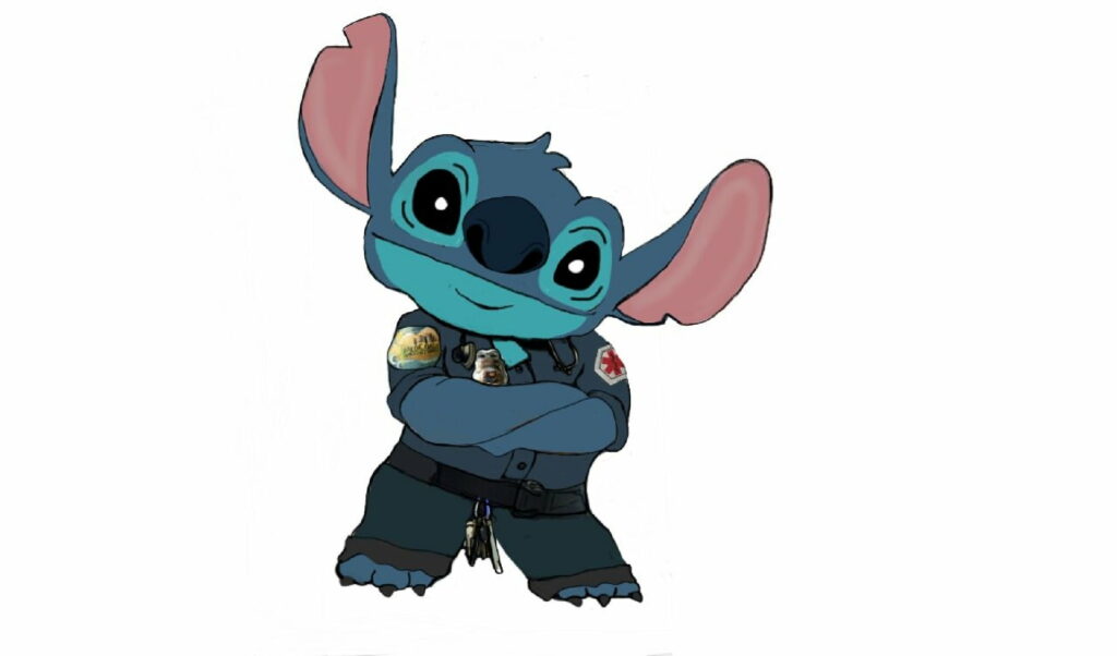 Rescue Stitch: A Stunning HD Wallpaper of EMT Heroes in Action