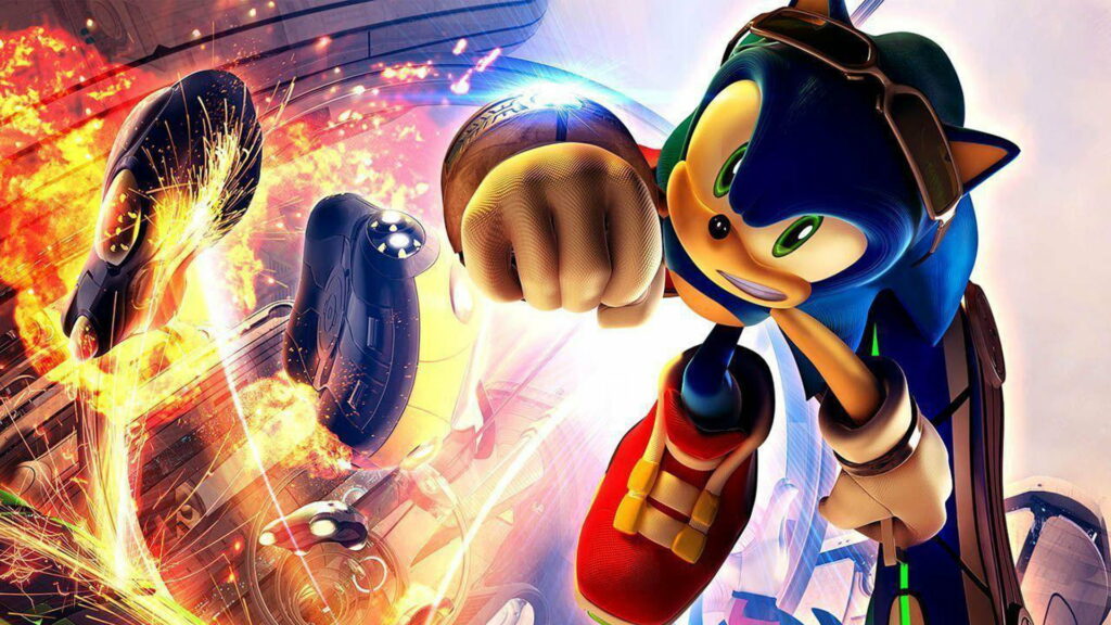 Shadow the Hedgehog sporting trendy brown shades in HD wallpaper background photo