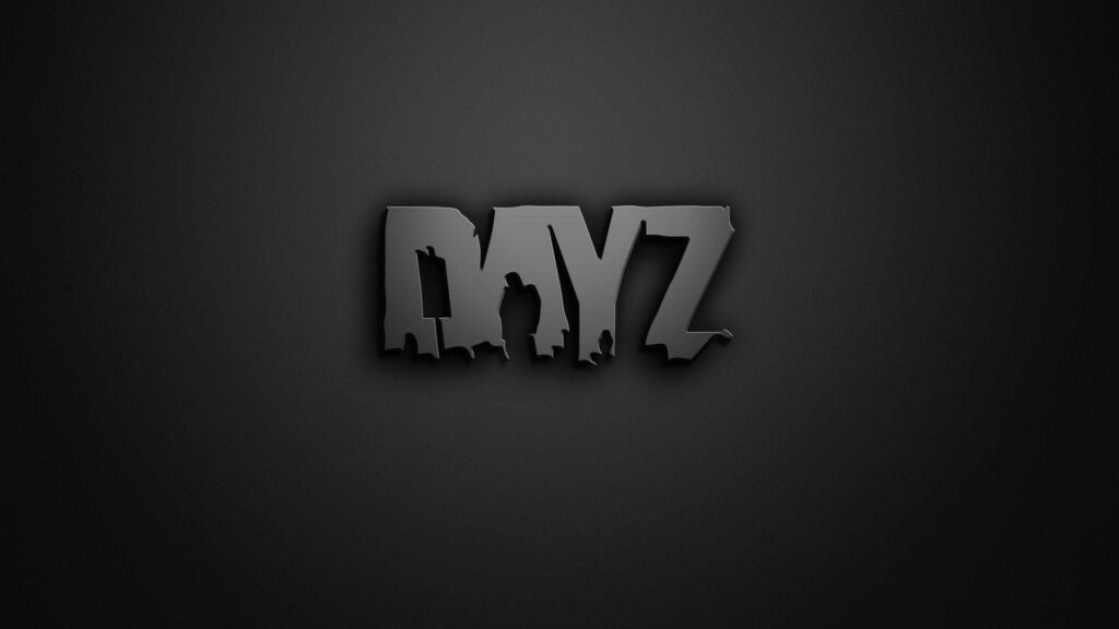 The Monochromatic Essence: Dayz Desktop Wordmark Embracing a Black Gradient Atmosphere Wallpaper