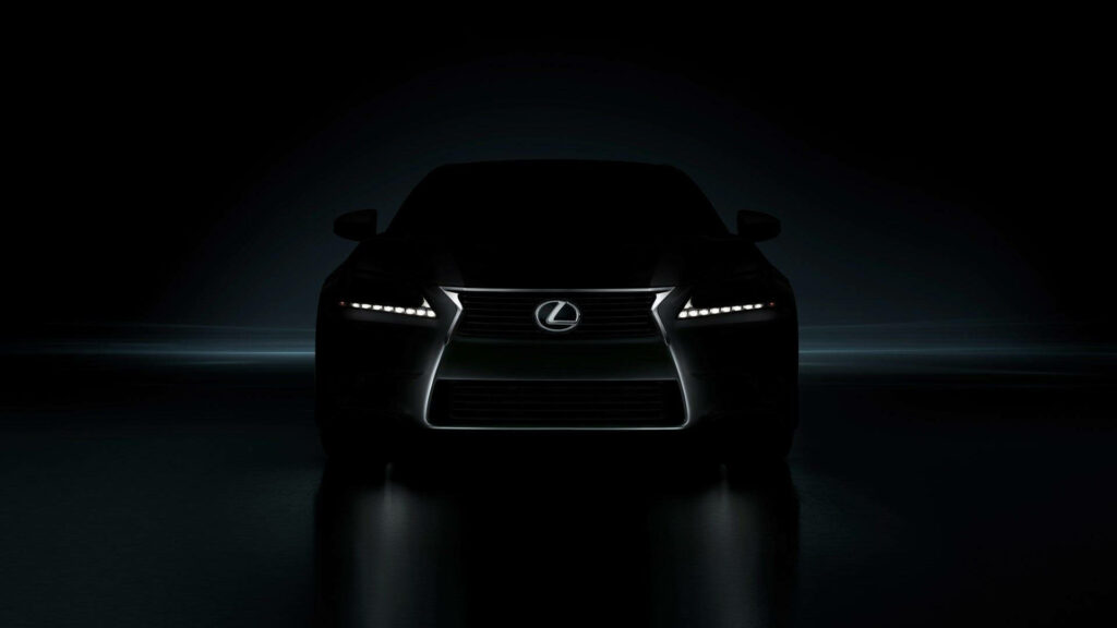 Unveiling the Captivating Lexus Essence: Intense Shot of a Stylish Lexus Vehicle Embracing the Shadows, Exuding Elegance Wallpaper