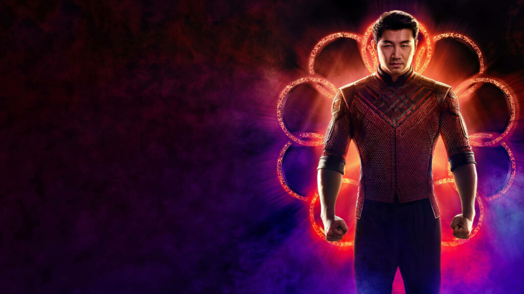 Dynamic Shang Chi Wallpaper: Glowing Rings & Intense Background