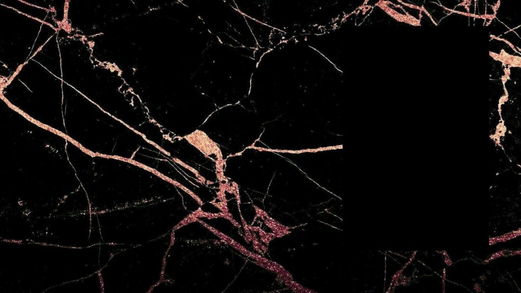 Shattered Beauty: A Close-Up Artistic Photography of a Broken Glass Screen with Pink Edges Wallpaper