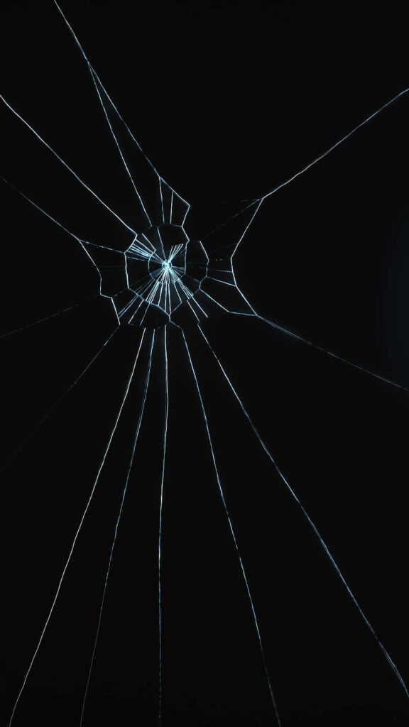 Shattered Tech: A Spectacular Phone Background Photo Wallpaper