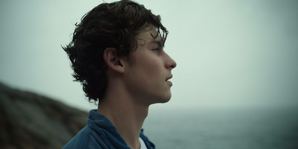 Shawn Mendes profile misty seascape reflective moment Netflix documentary In Wonder wallpaper