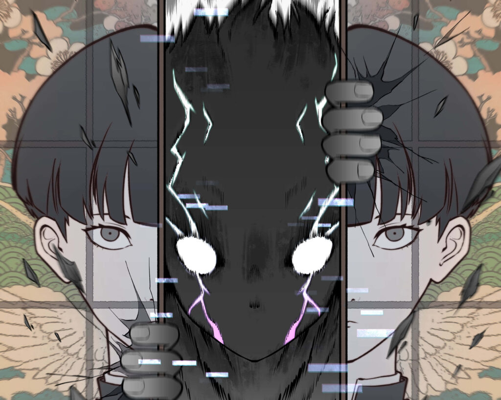 Dynamic Shigeo Kageyama Wallpaper: 100% Form & Psychic Energy Effects