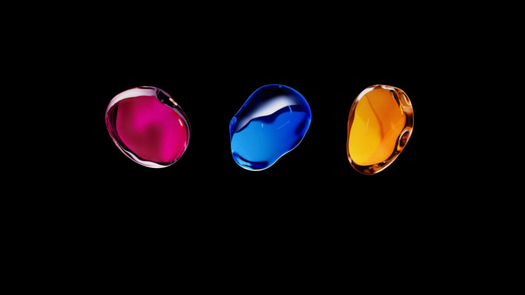 Mesmerizing Macbook Pro 4k Background: Vibrant Liquid Colors Contrast in the Dark Wallpaper