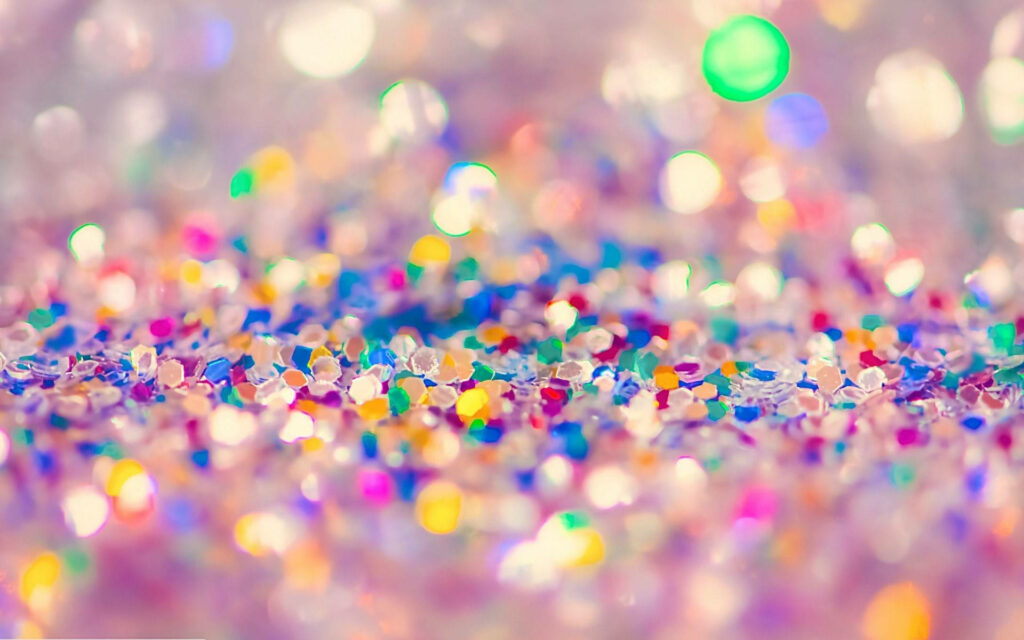 Shimmering Spectacle: A Captivating Snapshot of Silver Sparkles Wallpaper