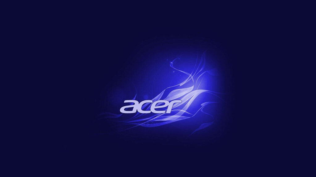 Acer's Dazzling Logo Shines Against a Blue Glittery Canvas - Captivating Background Image Wallpaper