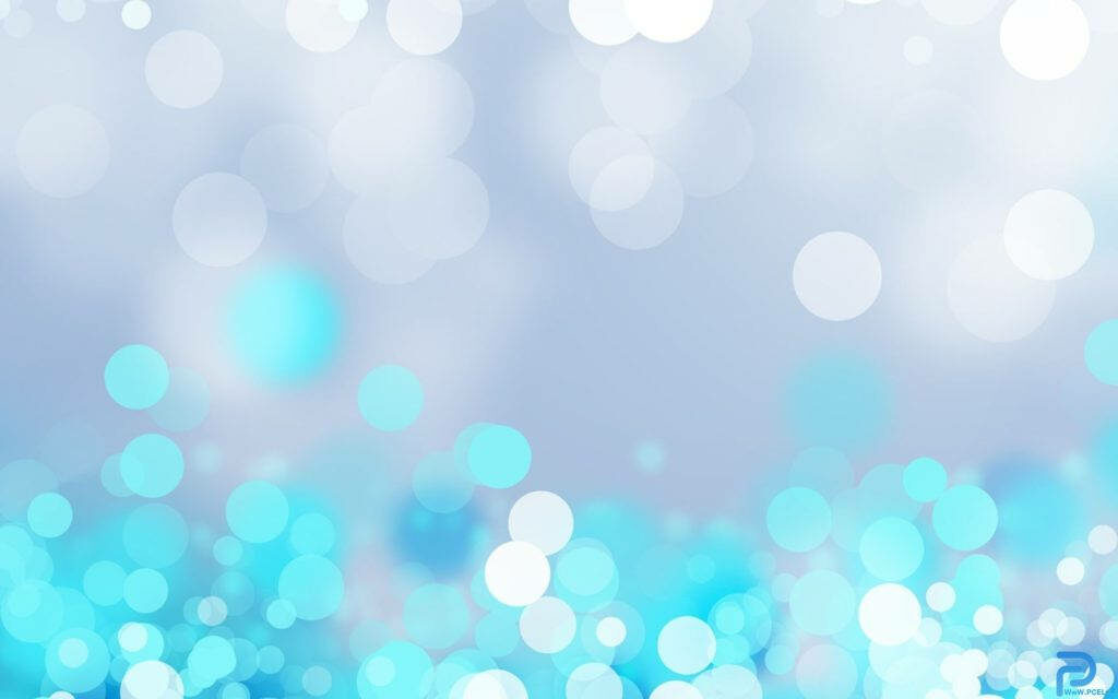 Whimsical Flickers: Mesmerizing Blue and White Background with Glimmering Dot Motif Wallpaper