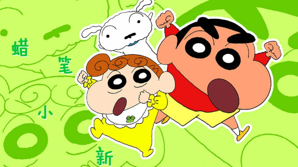 Exploring Shin Chan's Animated World: A Stunning HD Wallpaper to Brighten Up Your Device