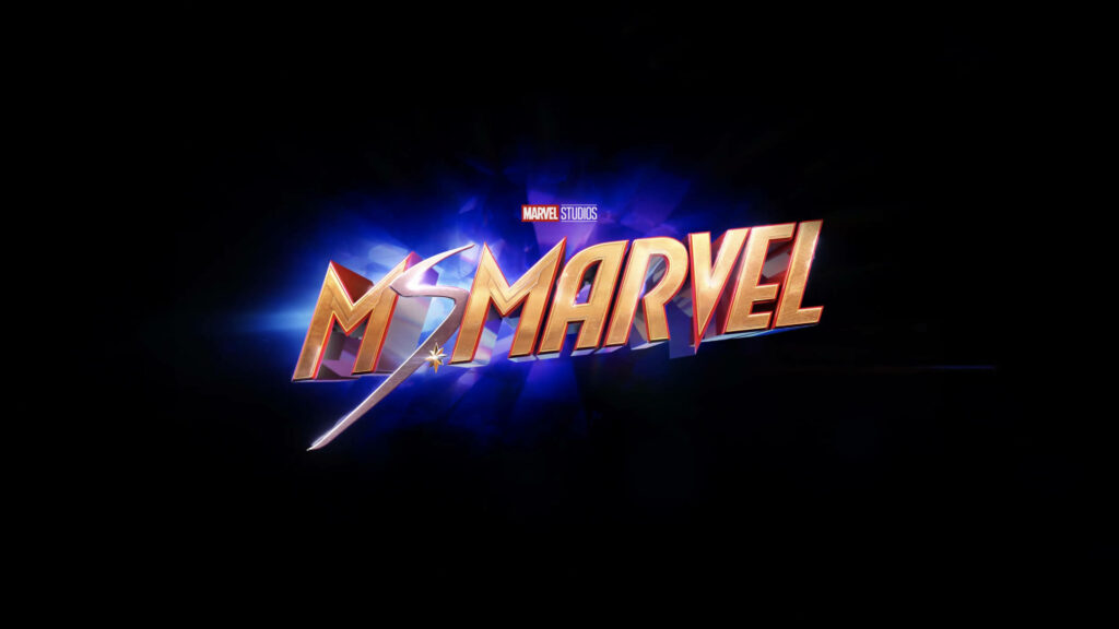 Unveiling the Majestic Title Screen: Ms. Marvel Arrives in Golden Splendor on Disney Plus! Wallpaper