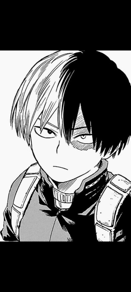 Shoto Todoroki: The Dark Angel - HD Phone Wallpaper for a Striking Background