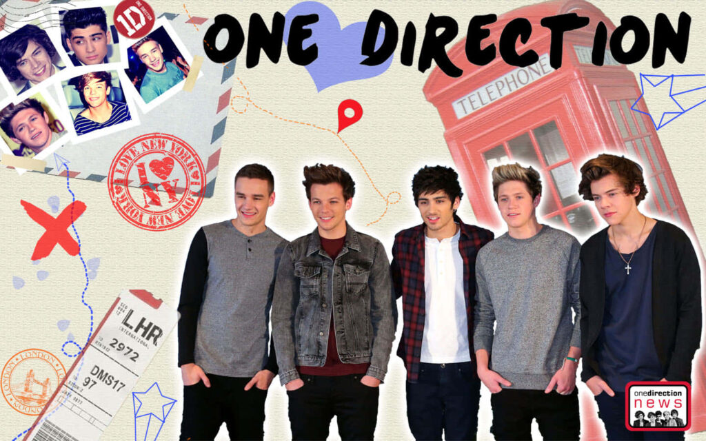 One Direction: Aesthetic Background Wallpaper