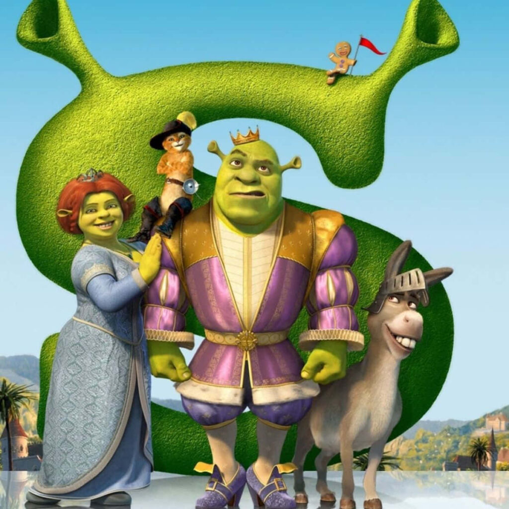 Fun Shrek Wallpaper: Shrek, Fiona & Friends by Iconic Green S