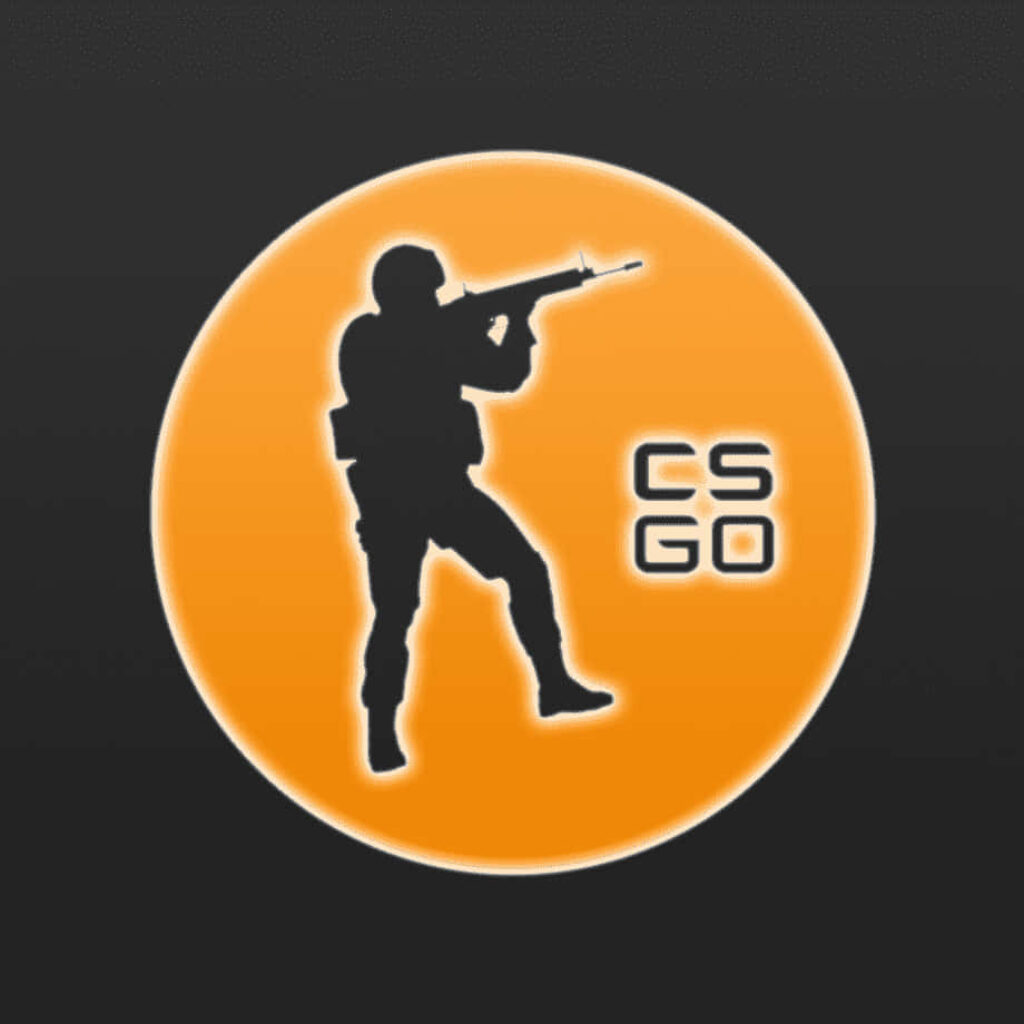 Gunning for Excellence: A Minimalistic Sniper Silhouette Stands Tall in CSGO's Battlefield Wallpaper