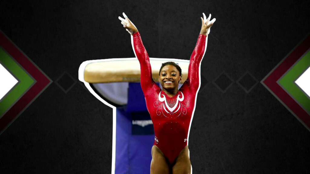 Simone Biles: Artistic Gymnastics Wallpaper - Strength & Grace
